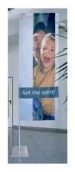 Display Banner Flag Pole With Stand