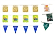 Bunting Flags, Multinational Mini Bunting Banners