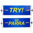 Scrolling Banner/Foldable Fan Banner with Plastic Handle