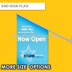 END SIGN FLAG SHOP FRONT FLAG